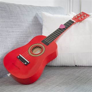 Speelgoed gitaar - rood
